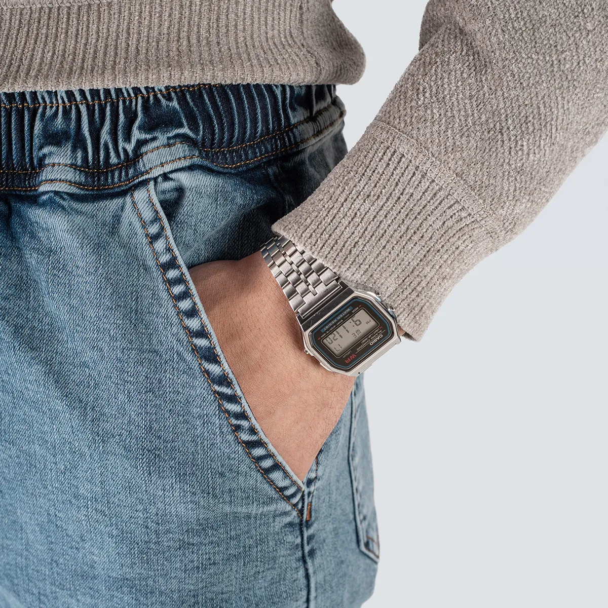 Denim Jogger . Just Blue