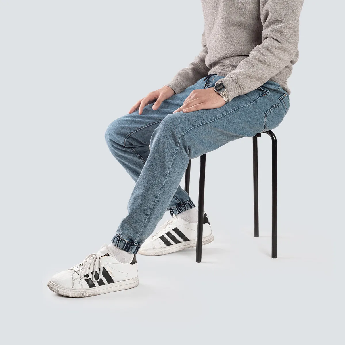 Denim Jogger . Just Blue