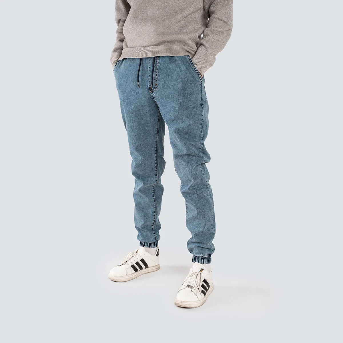 Denim Jogger . Just Blue