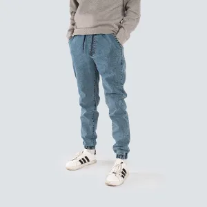 Denim Jogger . Just Blue