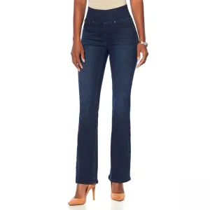 DG2 by Diane Gilman Women's Petite Insta-Slim Boot Cut Jeggings