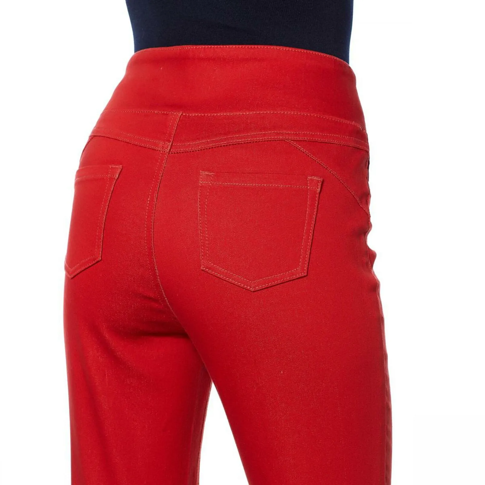 DG2 by Diane Gilman Women's Plus Size Slimming Comfort Waist Boot Cut Jeggings