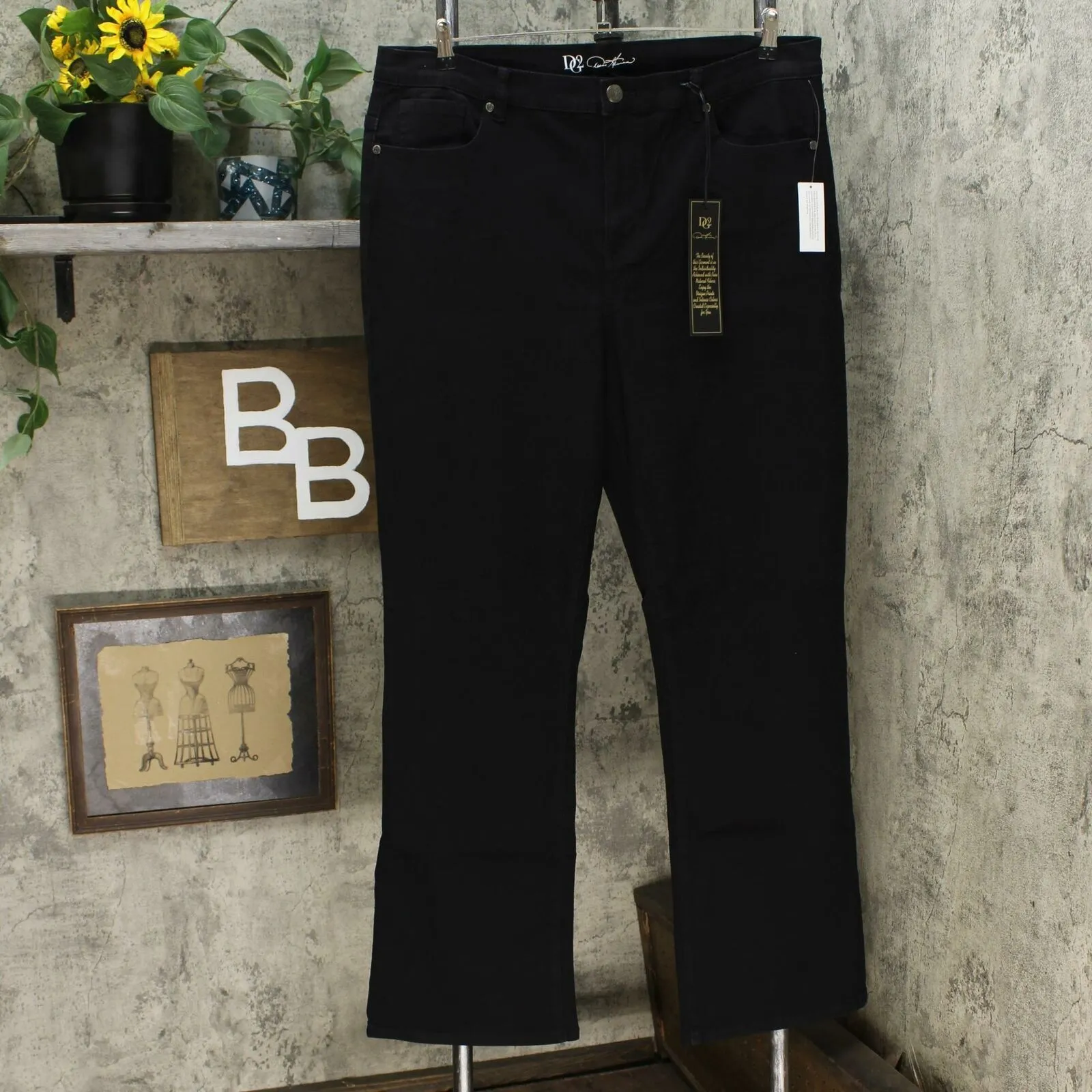 DG2 by Diane Gilman Women's Tall Virtual Stretch Bootcut Jeans