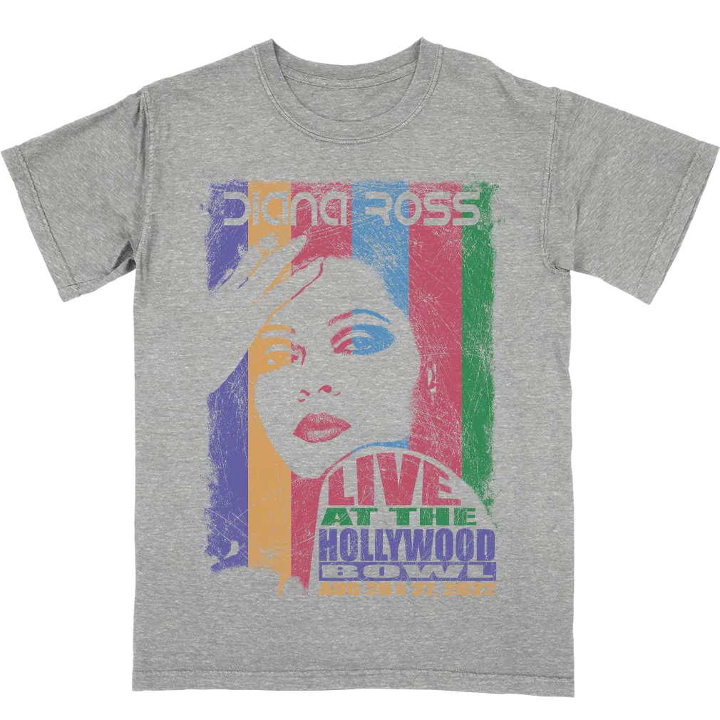 Diana Ross "Stripes" HOLLYWOOD Bowl Event T-Shirt