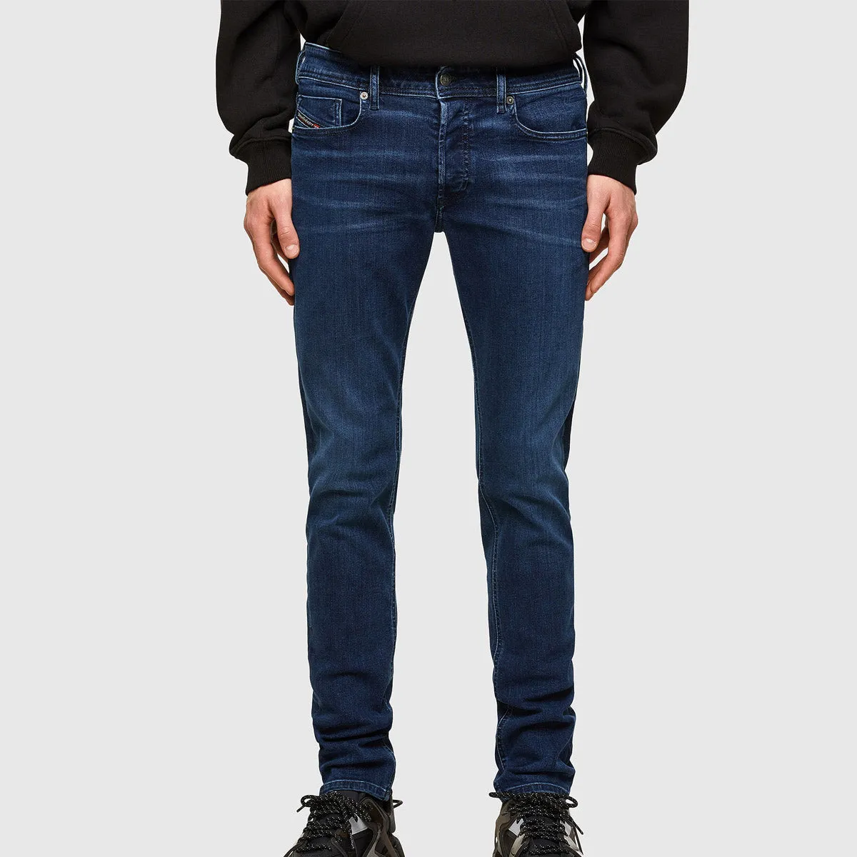 Diesel - Sleenker-X 009QI Skinny Jeans in Dark Blue