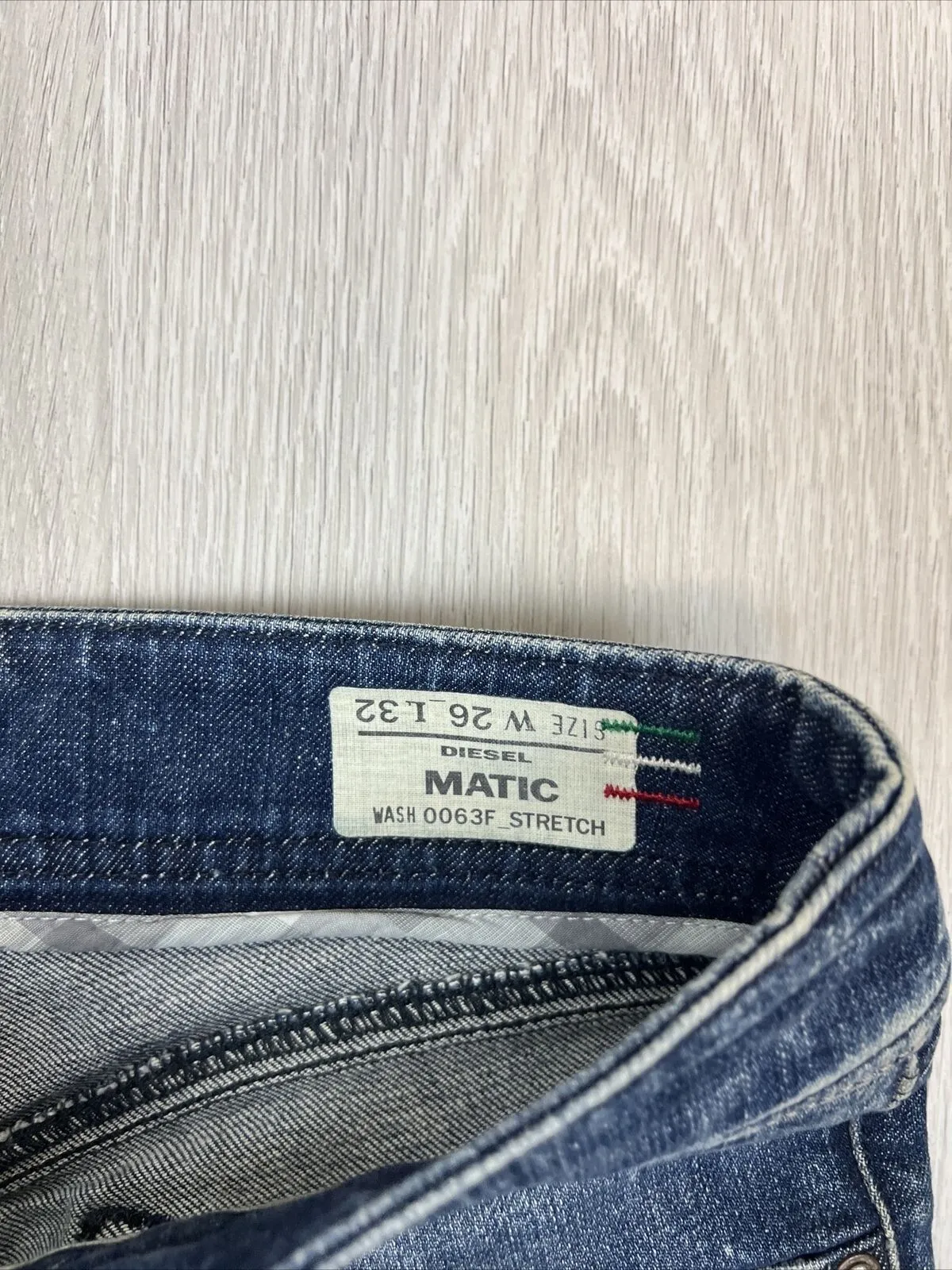Diesel Women’s Blue Denin Jeans Matic Size W26 L32