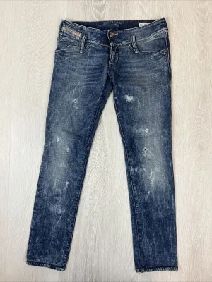 Diesel Women’s Blue Denin Jeans Matic Size W26 L32