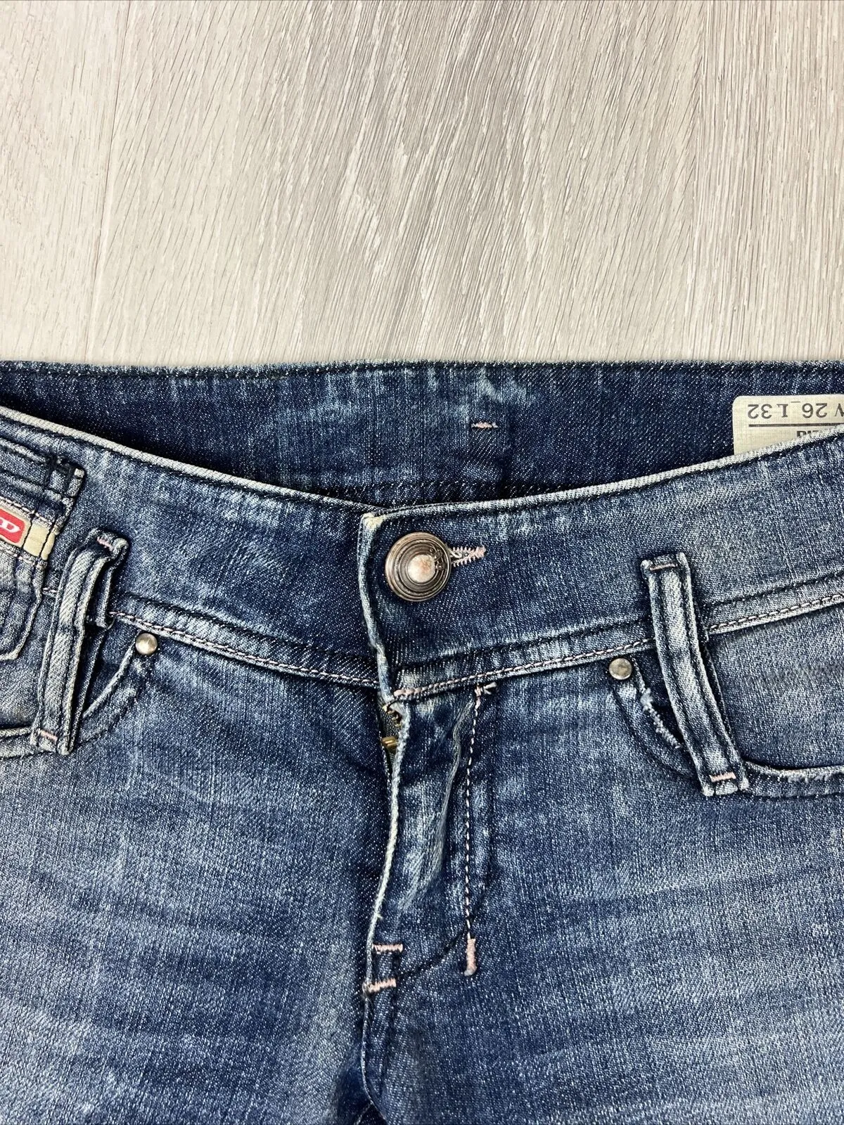 Diesel Women’s Blue Denin Jeans Matic Size W26 L32