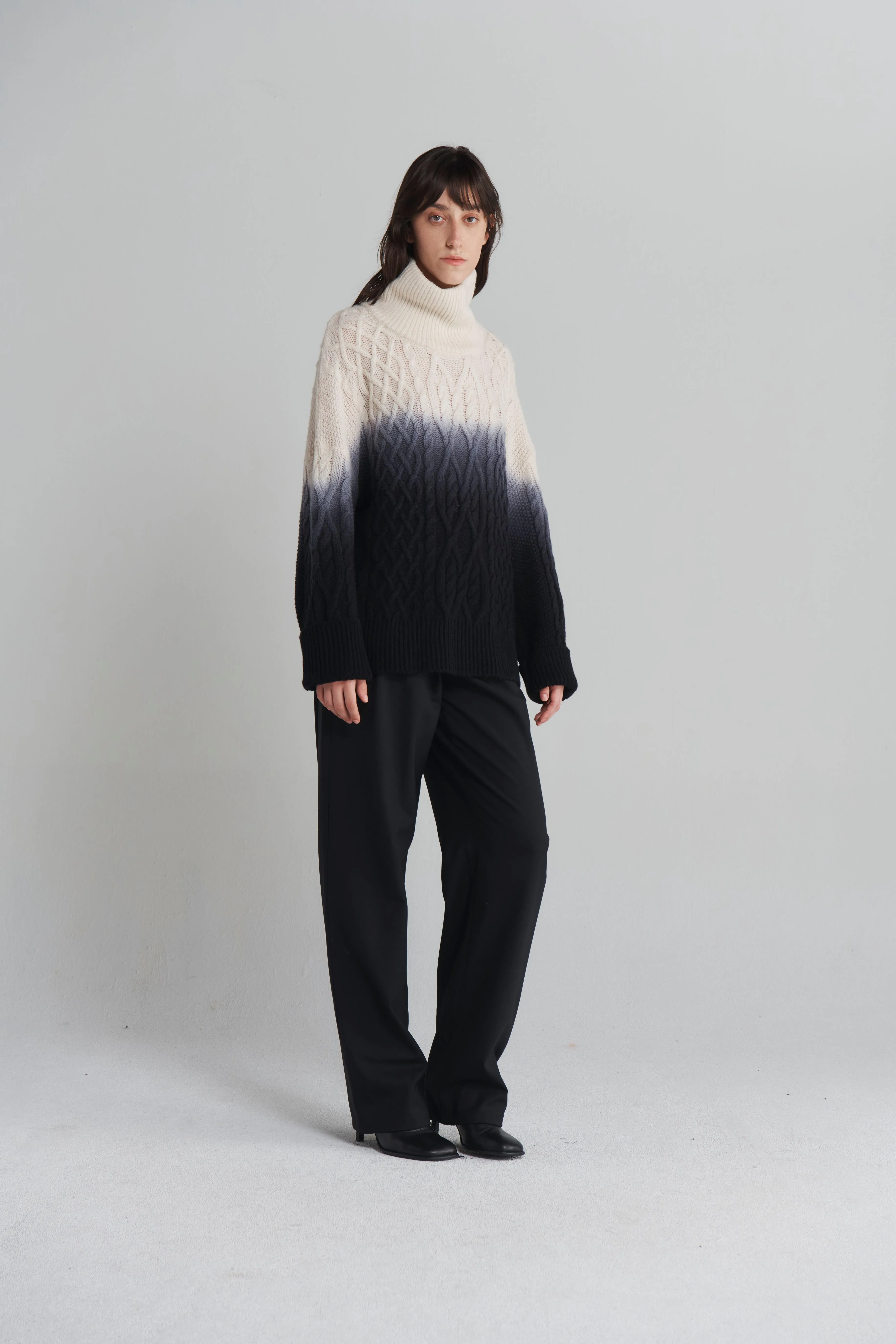 Dip Dye Turtleneck