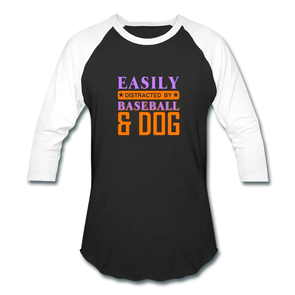 DISTRACTED BY BASEBALL Baseball T-Shirt