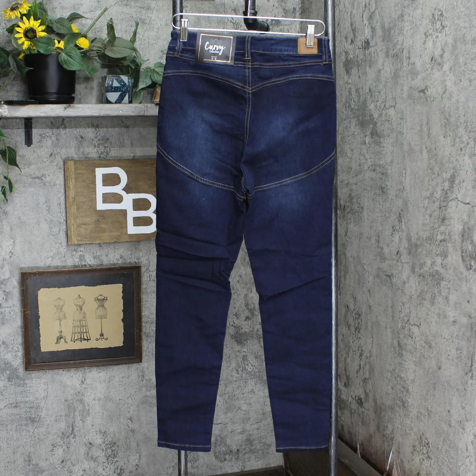 Dollhouse Womens Skinny Jeans Jeggings with Stretch Noho Blue 11