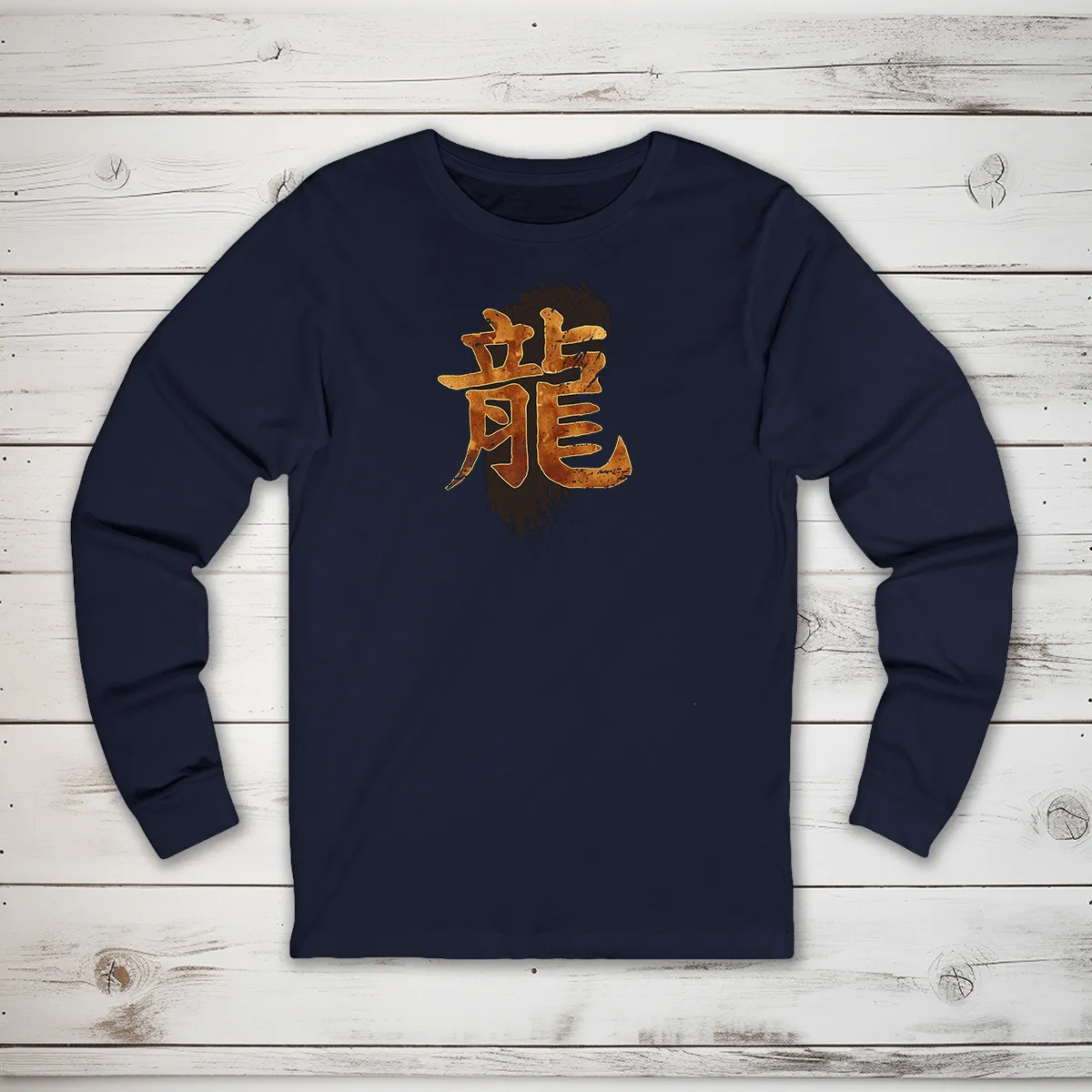 Dragon Kanji Long Sleeve T-Shirt