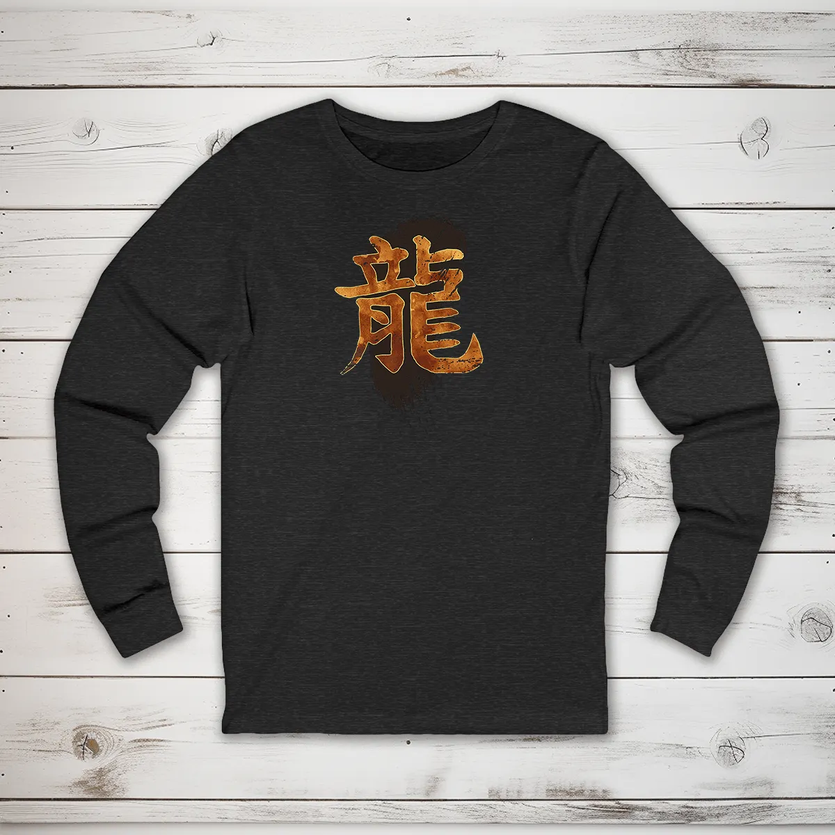 Dragon Kanji Long Sleeve T-Shirt