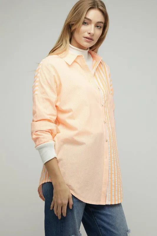 Dreaming of the Carolinas Button Down Blouse
