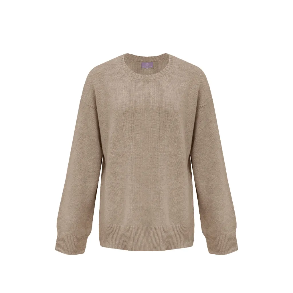 Drew Crewneck - Cobblestone
