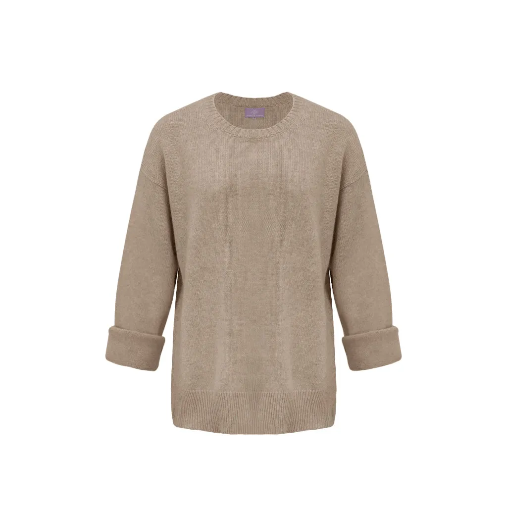 Drew Crewneck - Cobblestone