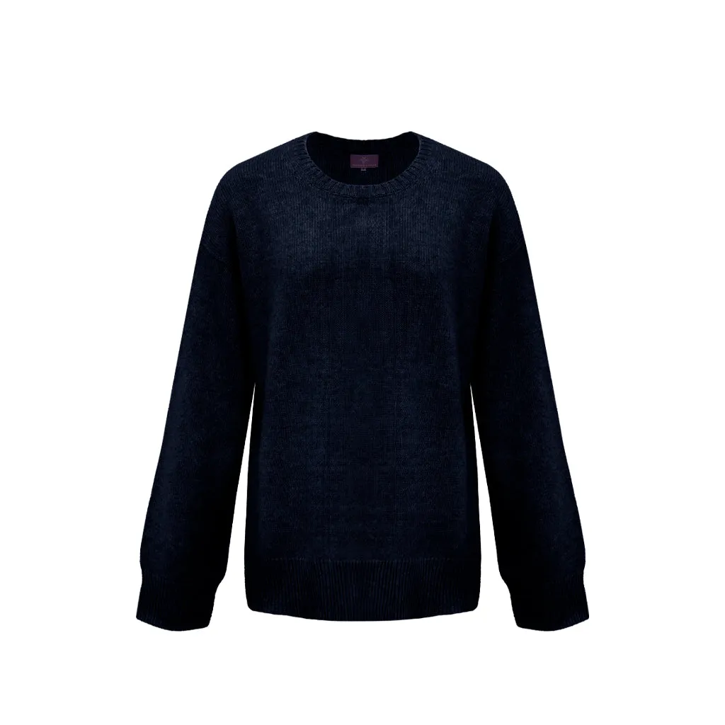Drew Crewneck - Midnight Slate