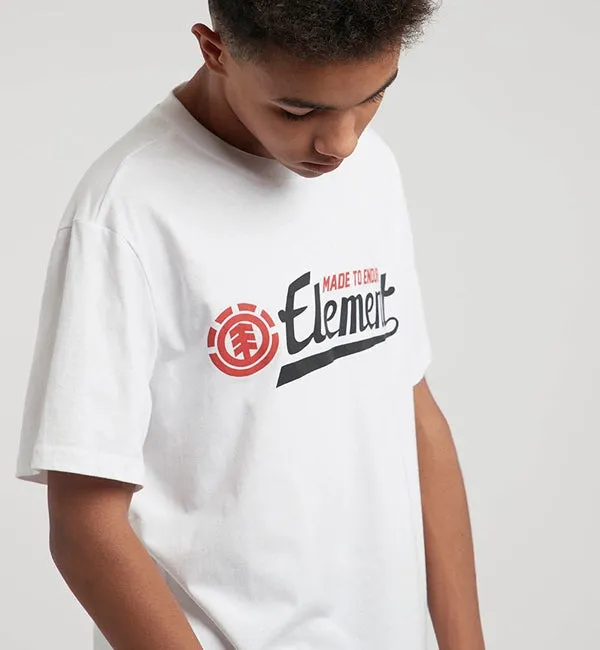 Element Signature T Shirt - Optic White