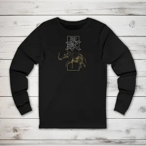 Elephant Kanji Long Sleeve T-Shirt