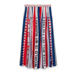 Elizabeth Printed Midi Skirt