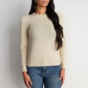 Elizee 100% Cashmere Crewneck Sweater
