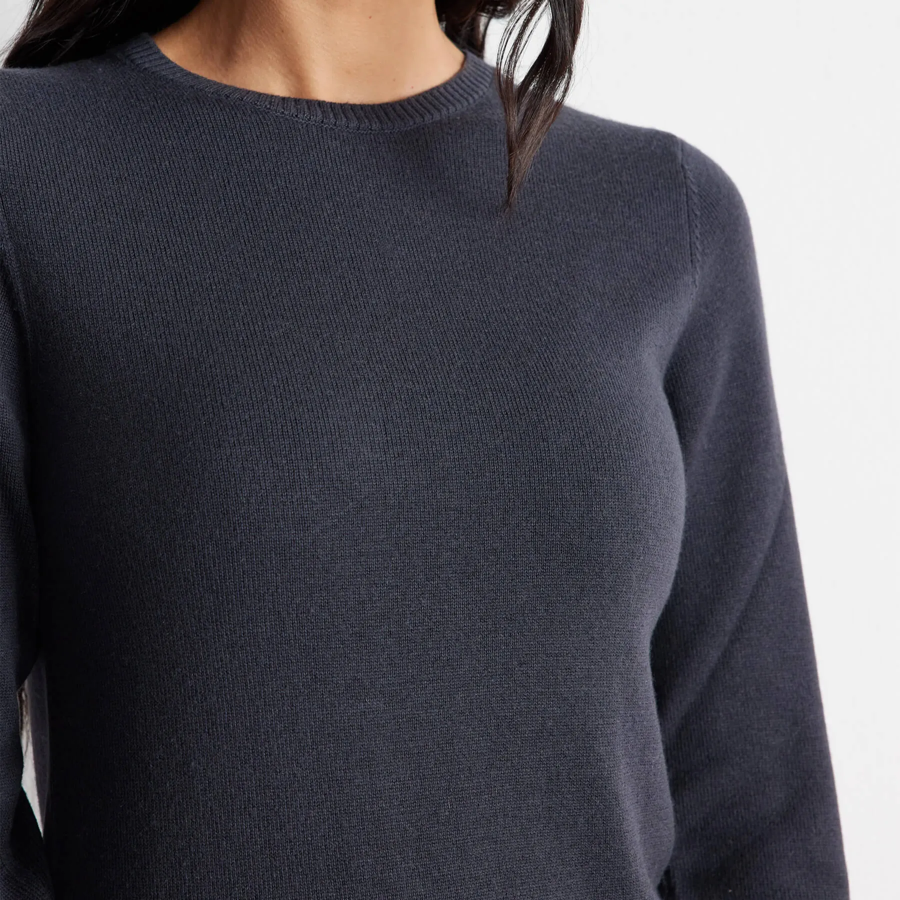 Elizee 100% Cashmere Crewneck Sweater