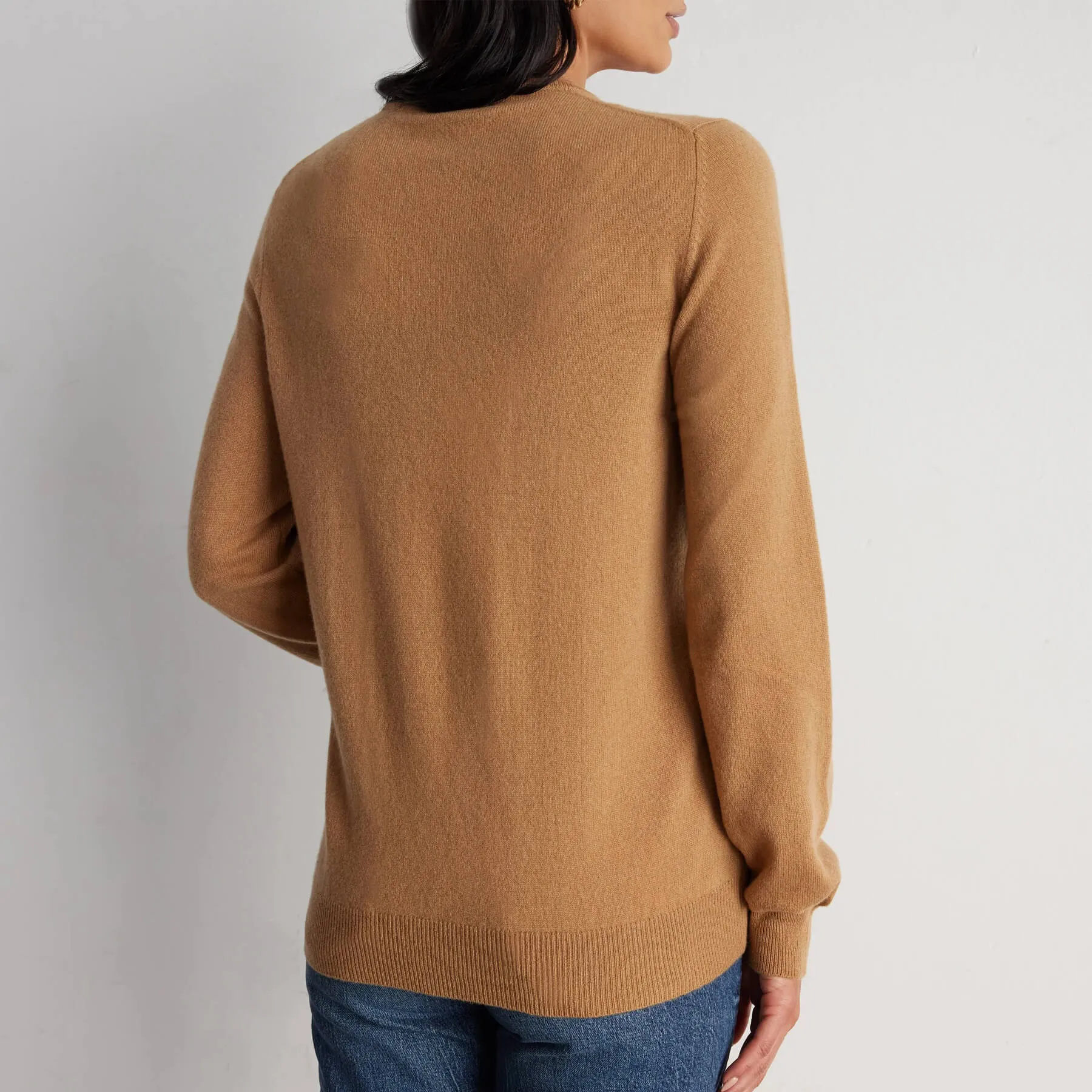 Elizee 100% Cashmere Crewneck Sweater