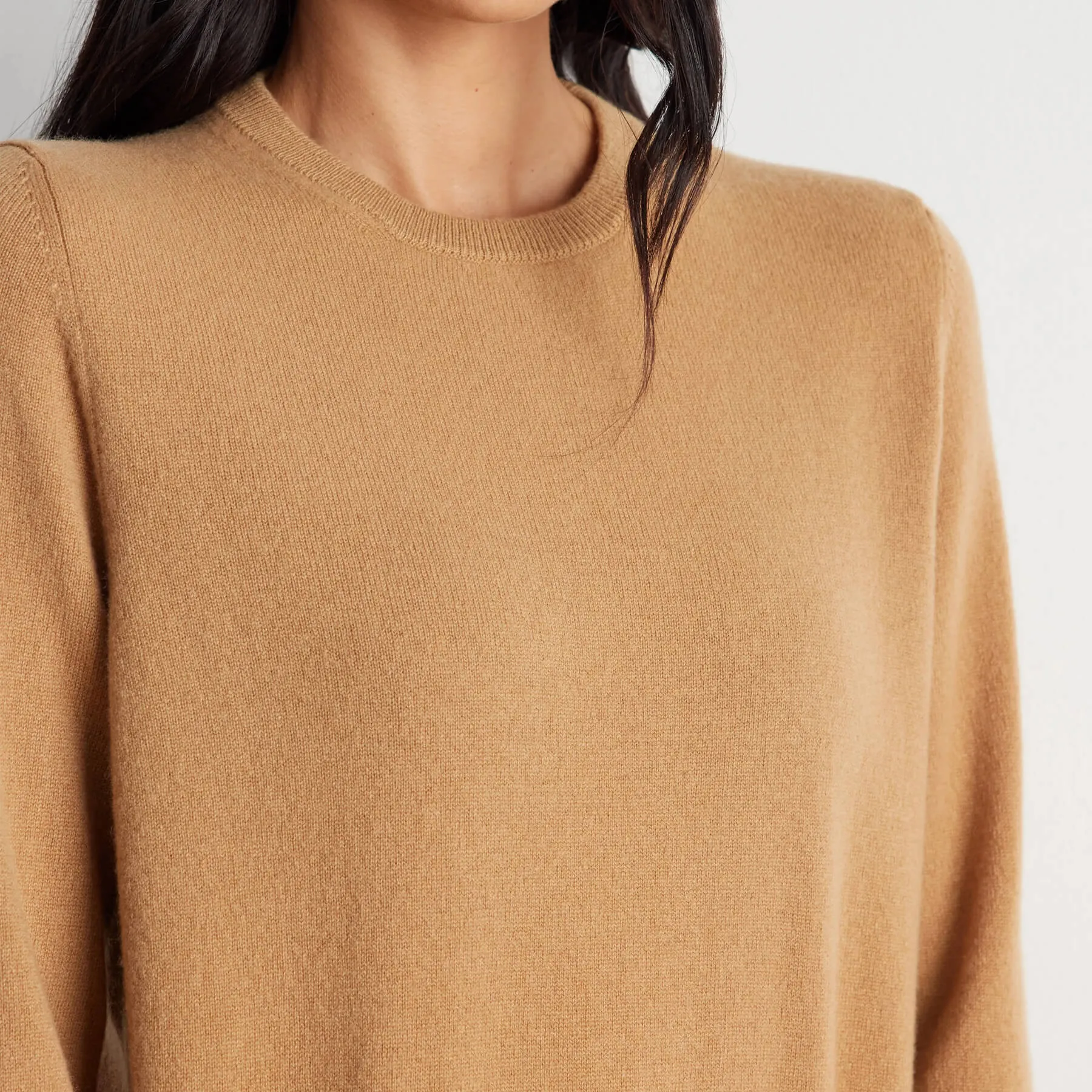 Elizee 100% Cashmere Crewneck Sweater