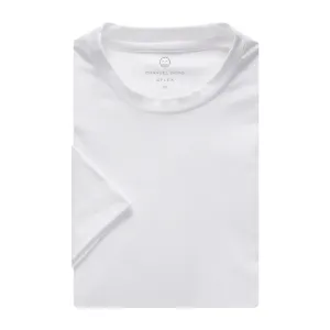 EMANUEL BERG 4Flex Crew Neck T-Shirt | White