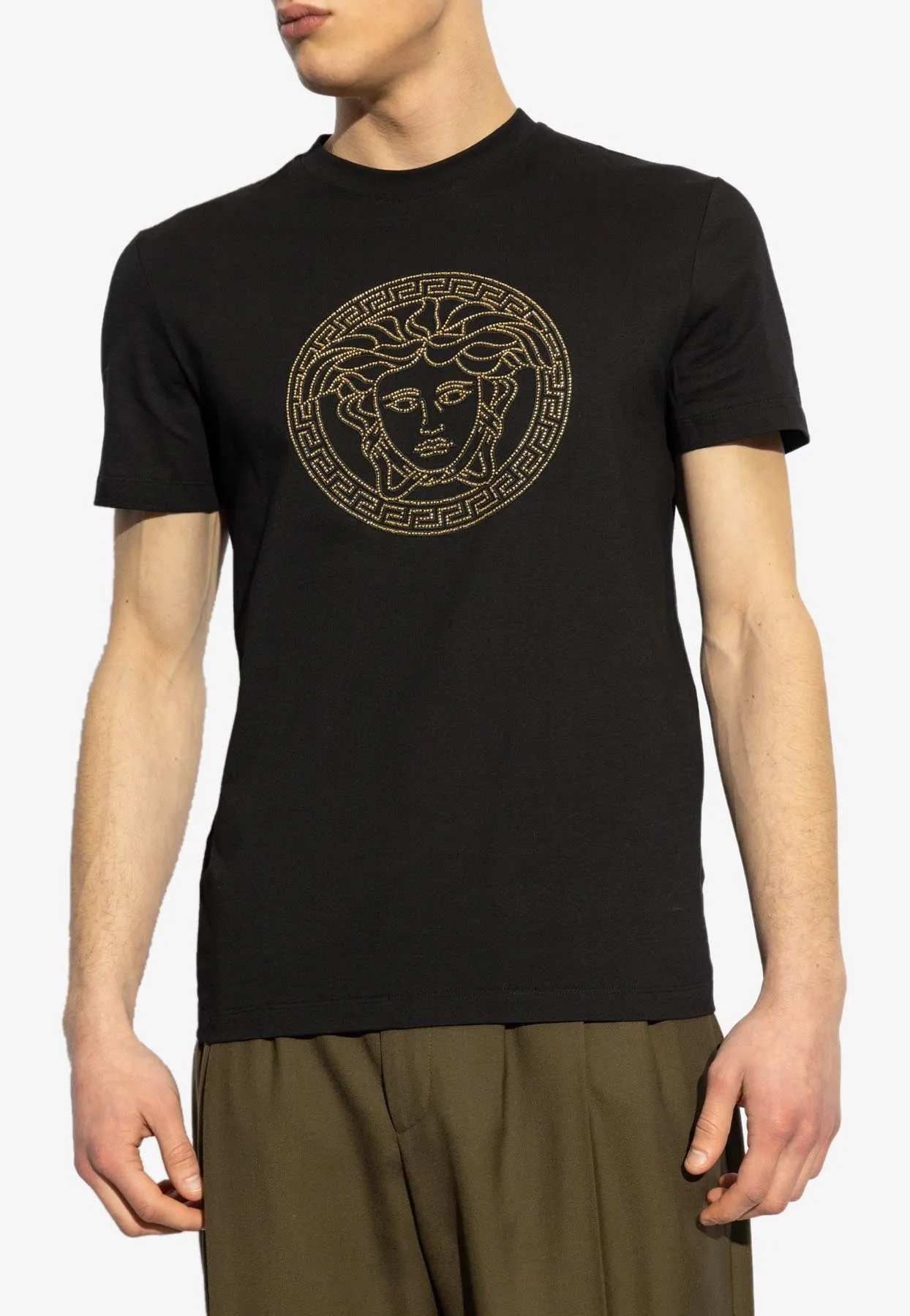 Embellished Medusa T-shirt