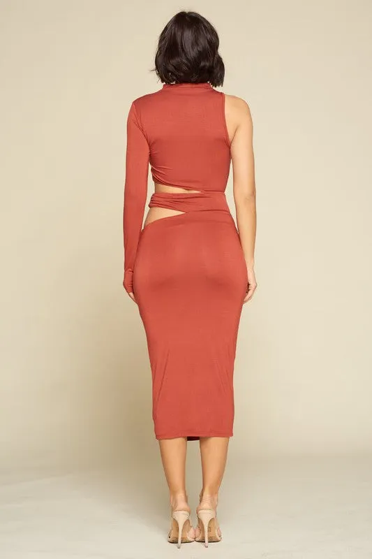 Emilia One Shoulder Dress