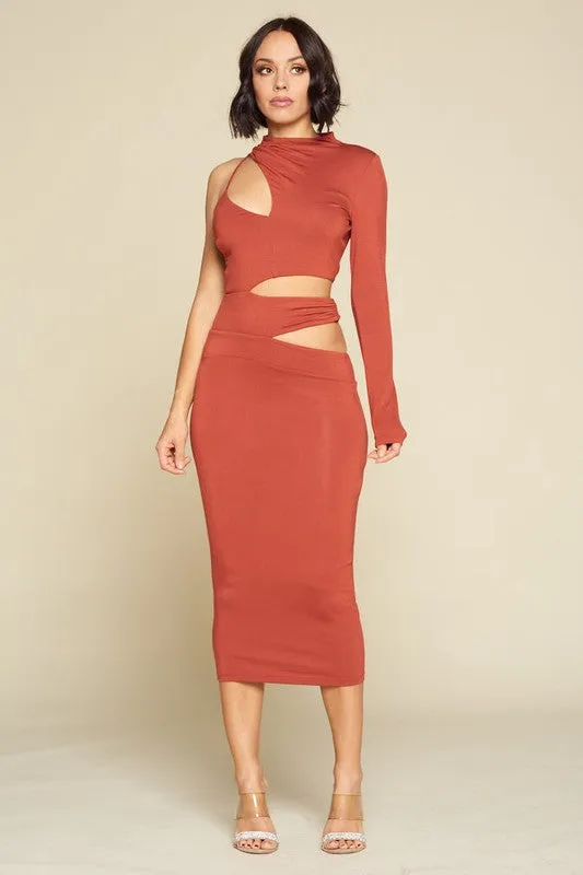 Emilia One Shoulder Dress