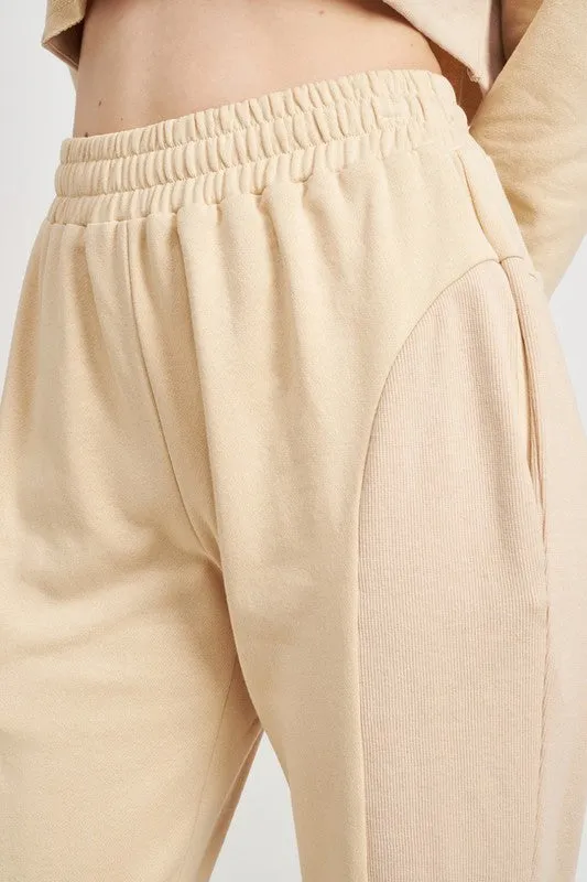 Emory Park RIB CONTRAST JOGGER PANTS