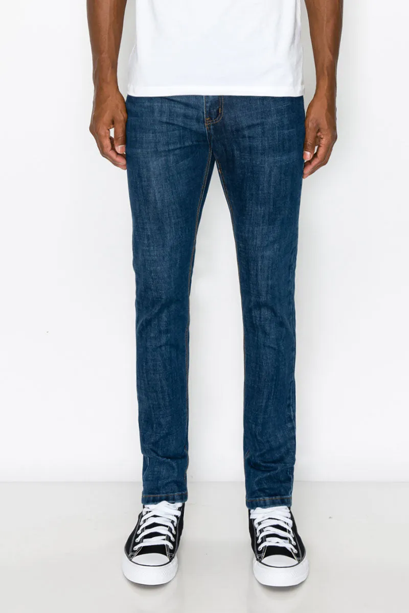 Essential Denim Skinny Jeans - Midnight Blue