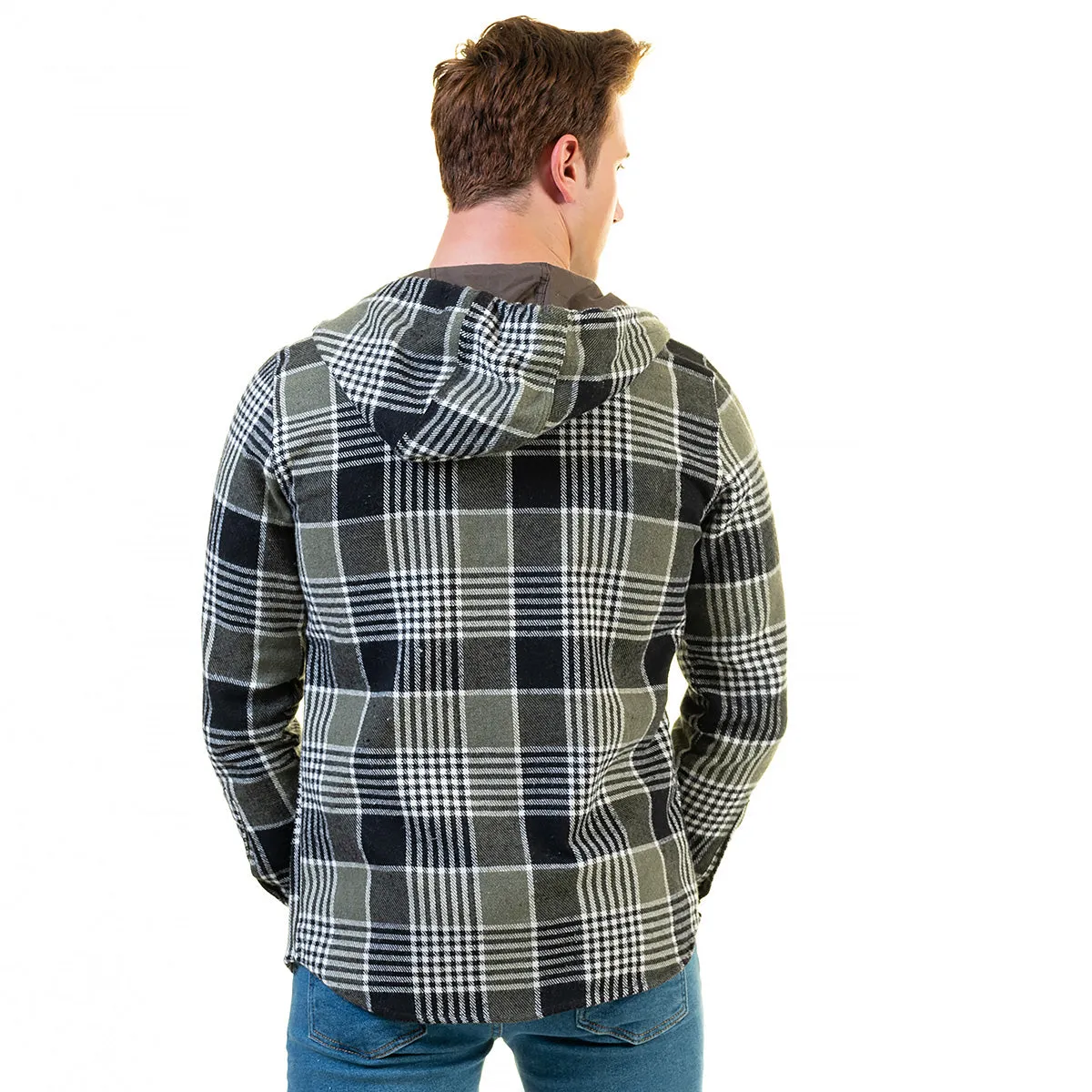 European Wool Luxury Zippered With Hoodie Sweater Jacket Warm Winter Tailor Fit