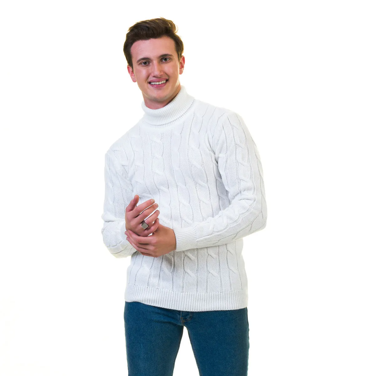 European Wool Luxury Zippered With Sweater Jacket Warm Winter Tailor Fit