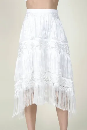 Eva Franco - Quin Fringe Midi Skirt