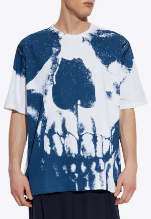 Exploded Skull Print T-shirt