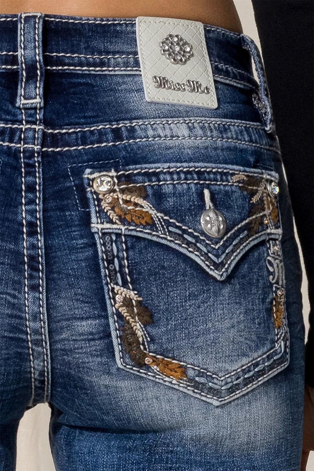 Falling Leaves Bootcut Jeans