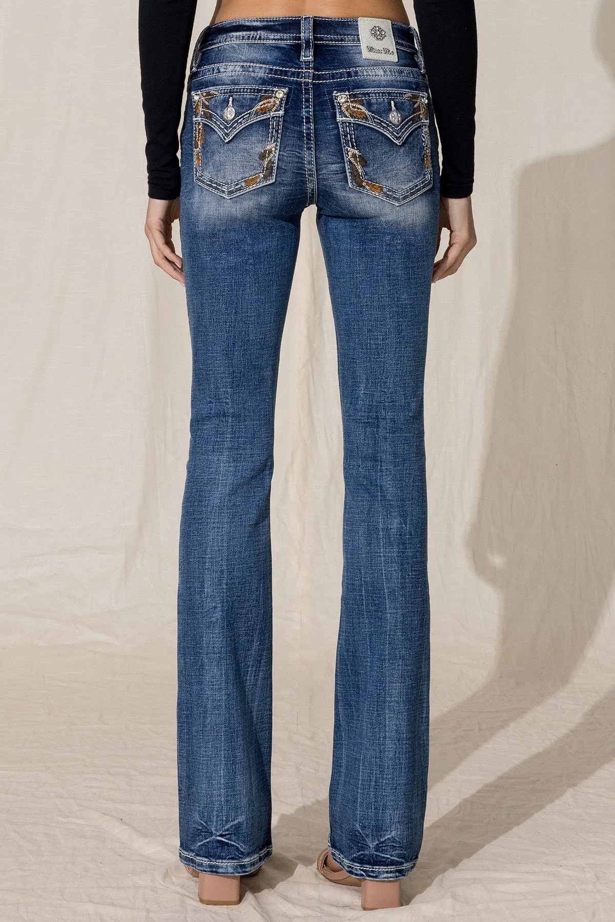 Falling Leaves Bootcut Jeans