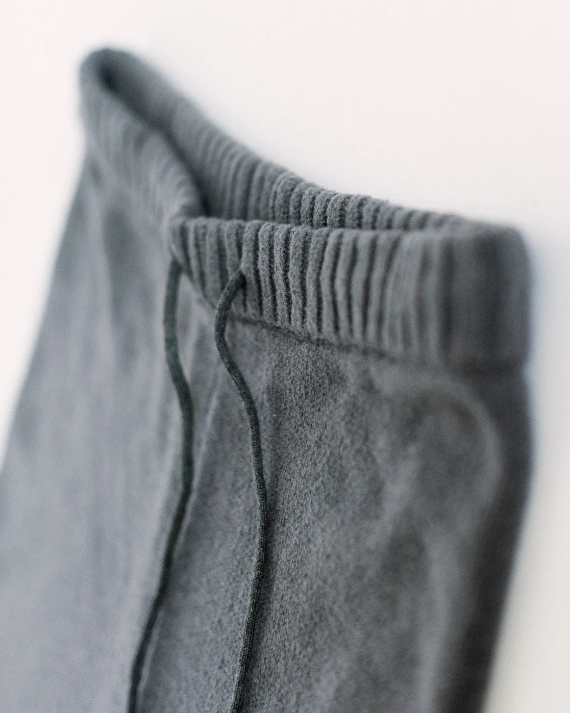 Faux Cashmere Baracchi Wide Leg Pant | Grey