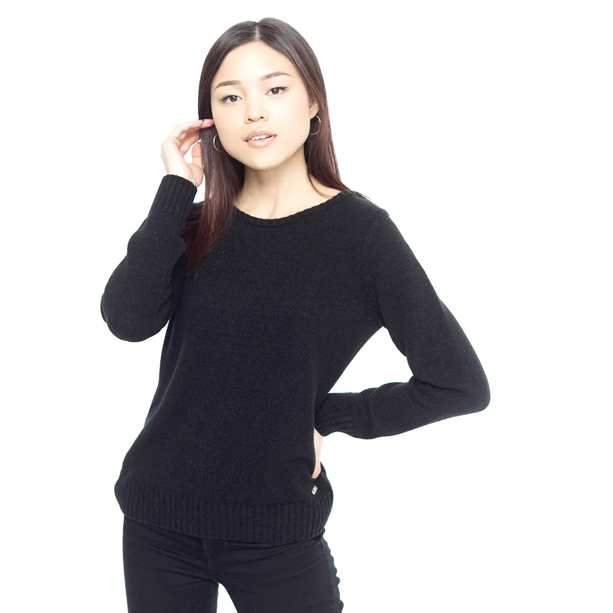 Faux Cashmere Cesani Sweater | Grey