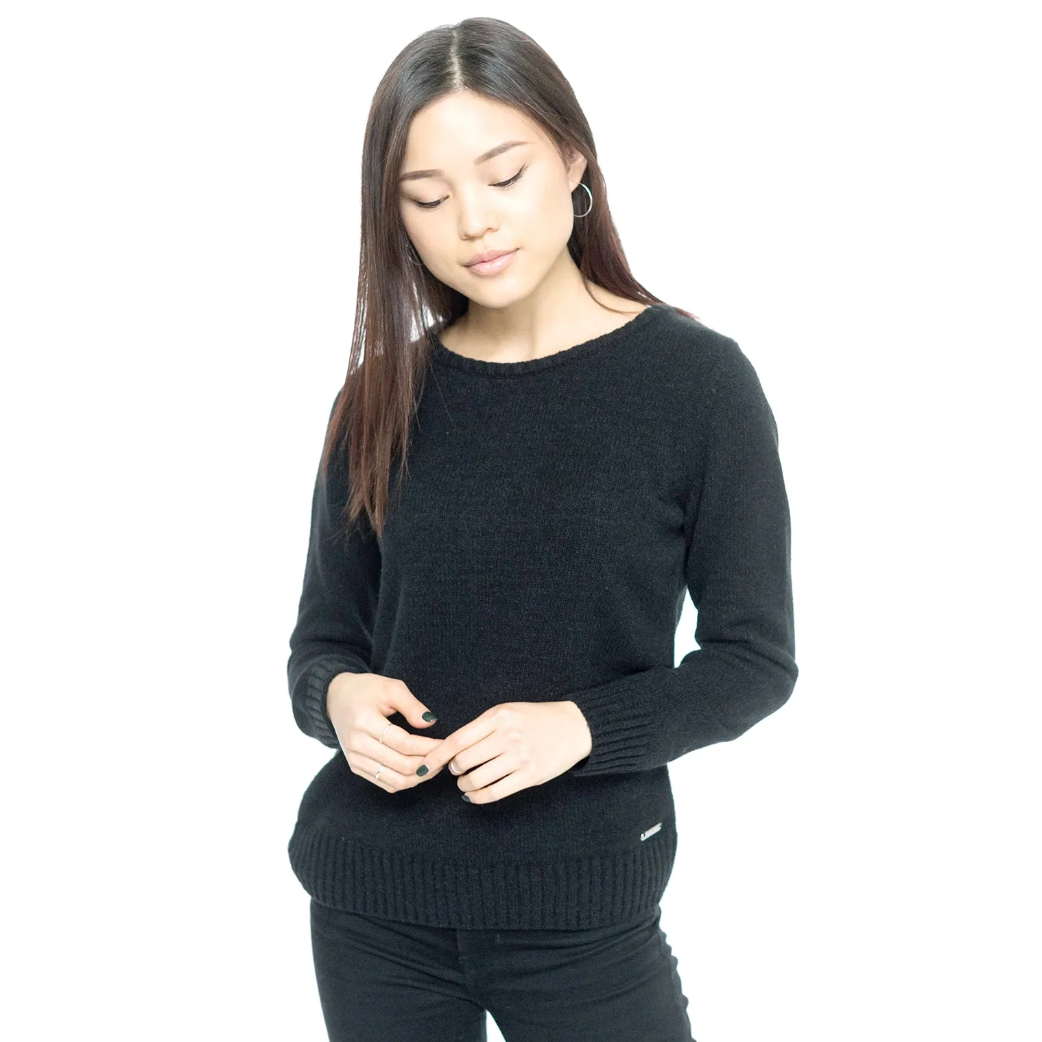 Faux Cashmere Cesani Sweater | Grey