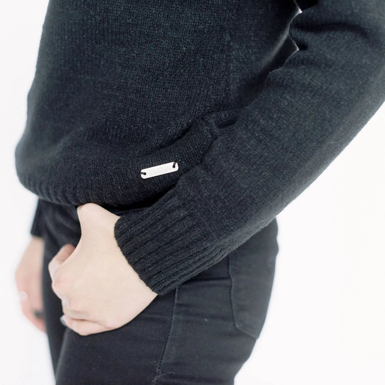 Faux Cashmere Cesani Sweater | Grey