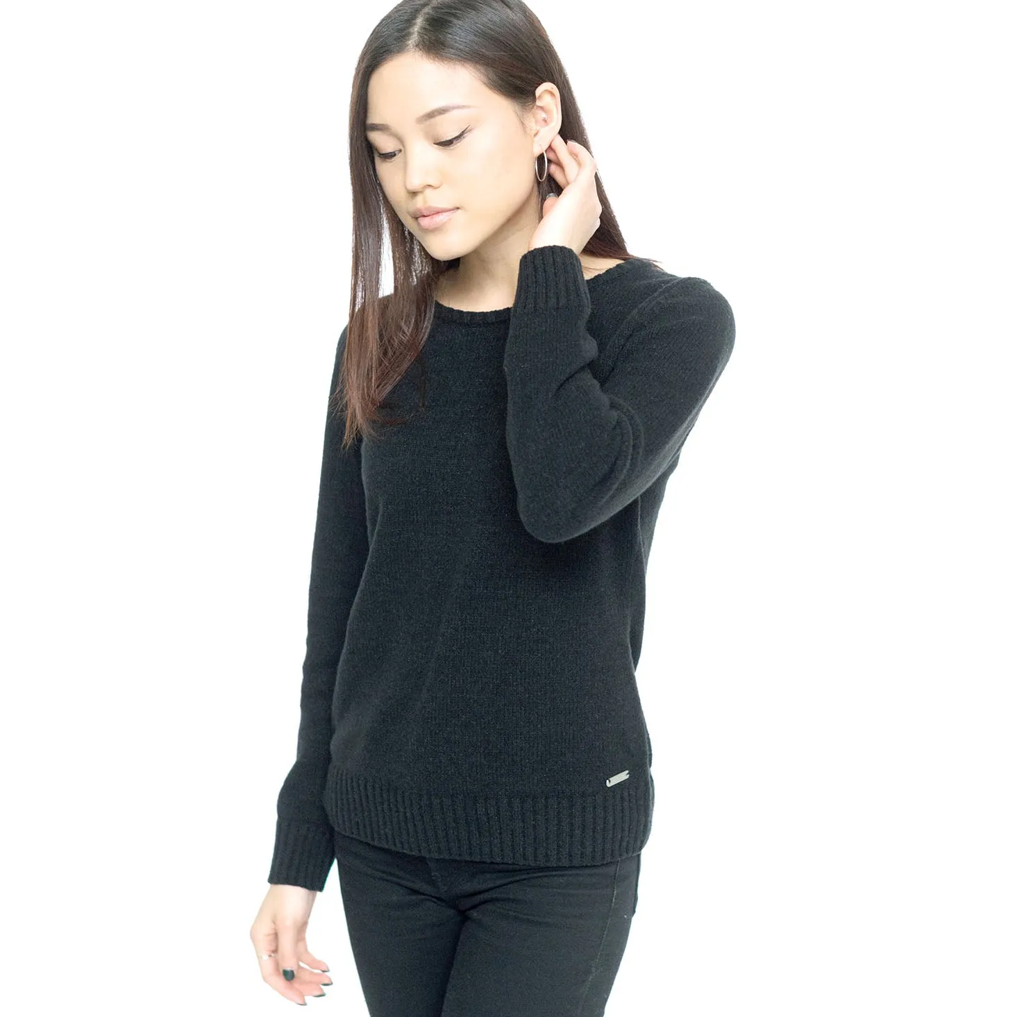 Faux Cashmere Cesani Sweater | Grey