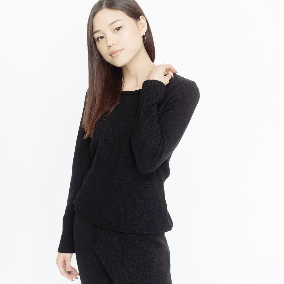 Faux Cashmere Cesani Sweater | Grey