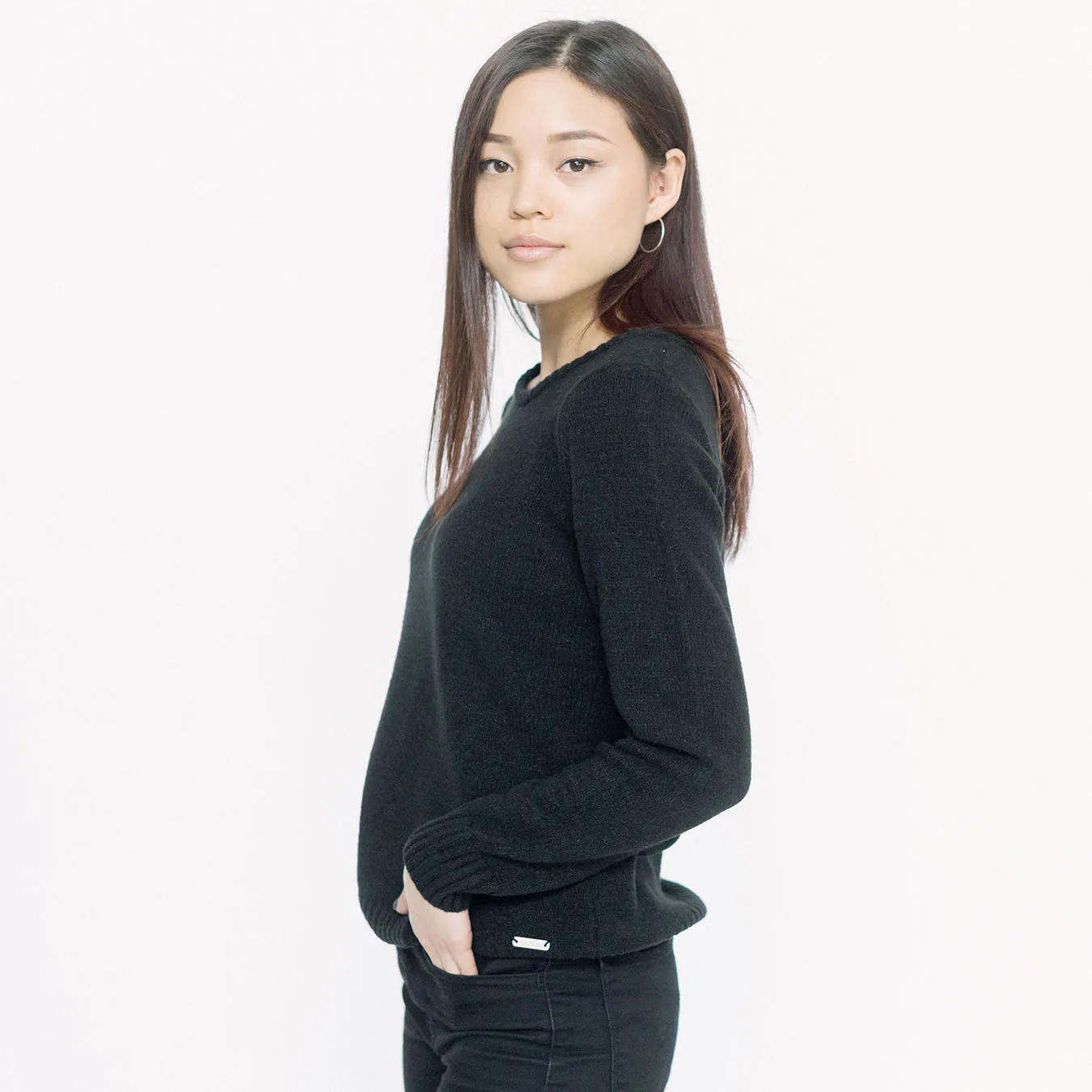 Faux Cashmere Cesani Sweater | Grey