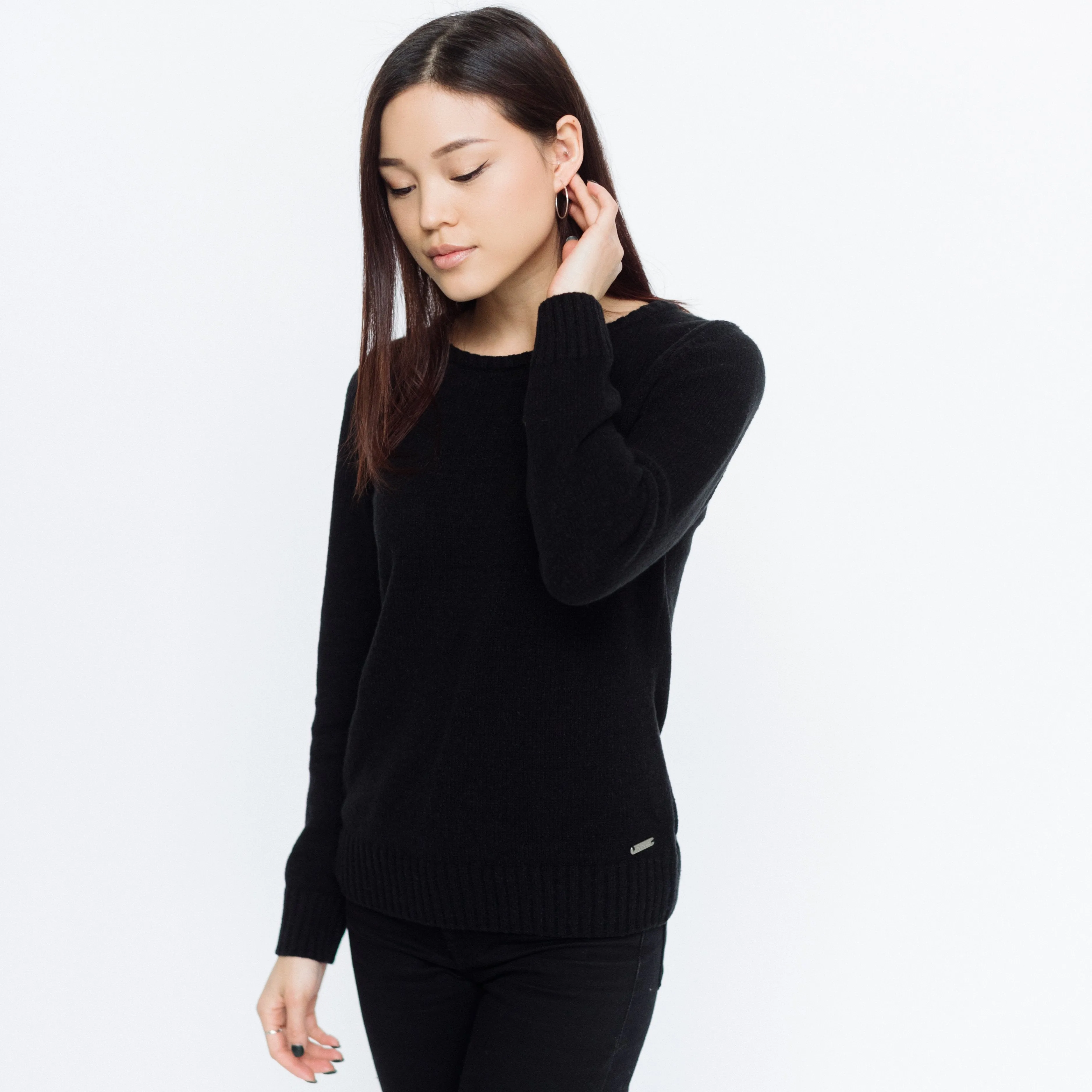 Faux Cashmere Cesani Sweater | Grey
