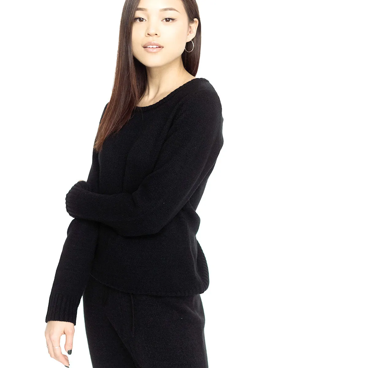 Faux Cashmere Cesani Sweater | Grey