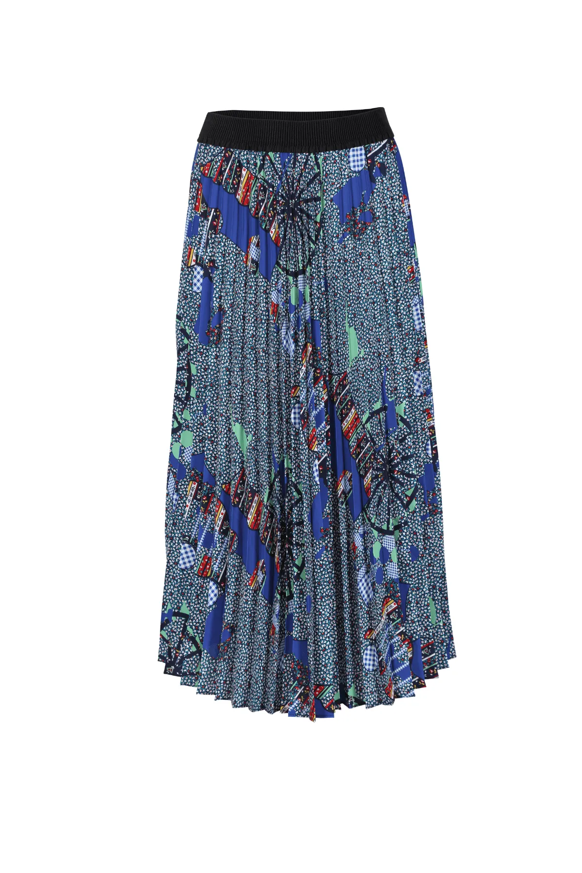 Ferris Wheel Pleated Skirt